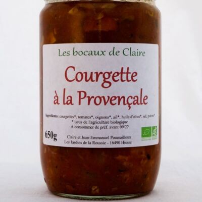 Plats cuisiné - Courgette à la Provençale 650g