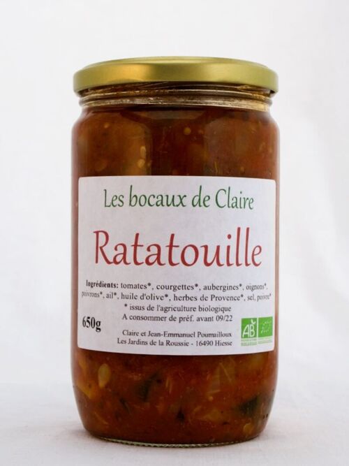 Plats cuisiné - Ratatouille 610g