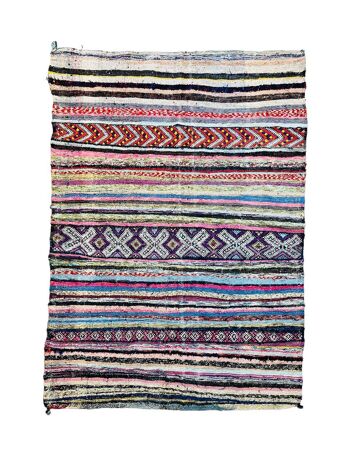 Tapis berbère Kilim Boucharouite 220/160cm