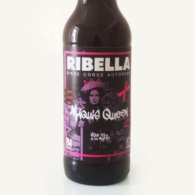 Corsican beer RIBELLA - MAQUIS QUEEN - ORGANIC Corsican myrtle sour