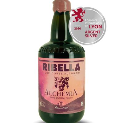 Birra corsa RIBELLA - ALCHEMIA - Grape Ale con Nielucciu corso BIOLOGICO