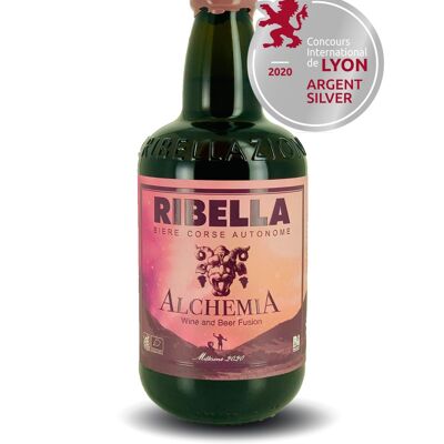Korsisches Bier RIBELLA - ALCHEMIA - Grape Ale mit korsischem BIO-Nielucciu