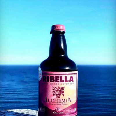 Korsisches Bier RIBELLA - ALCHEMIA - Grape Ale mit korsischem BIO-Nielucciu