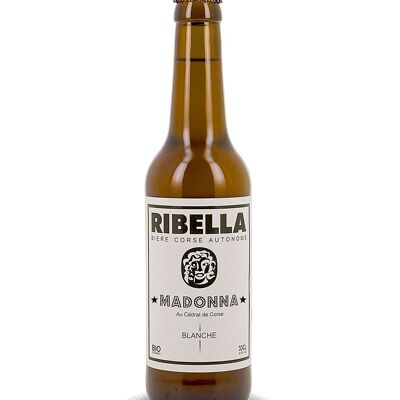 Bière Corse RIBELLA - MADONNA - blanche au cédrat Corse BIO