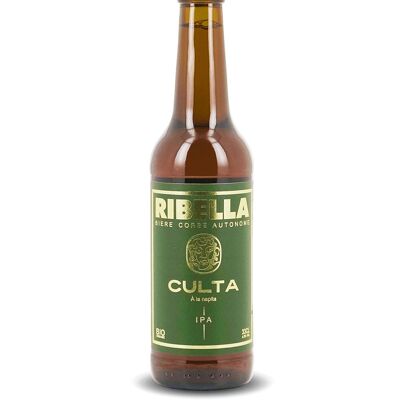 Cerveza corsa RIBELLA - CULTA - IPA con Nepita Córcega ORGÁNICA