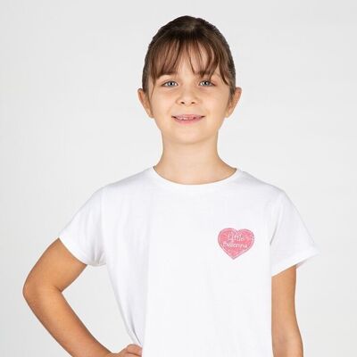 T-shirt à motif coeur