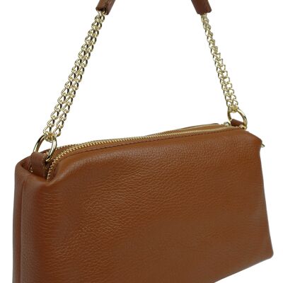 Shoulder bag with 2 zipped pockets Ella 66002