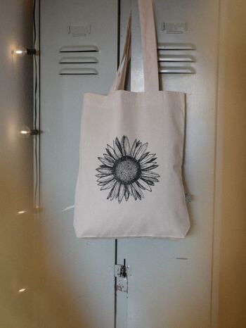 Sac en tissu tournesol 4