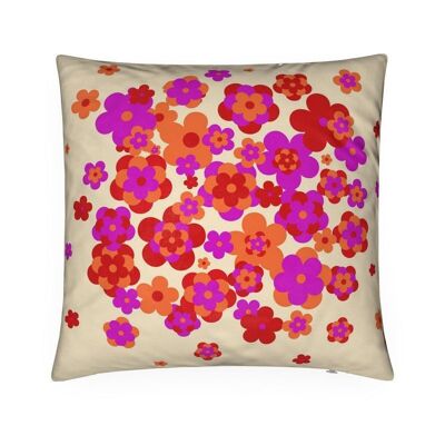 Fabulous Florals no.1 - Modern floral velvet cushion cover