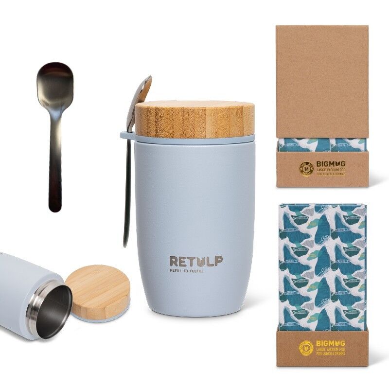 Lunch Pod contenitore per alimenti coibentato a doppia parete 500ml GRIGIO