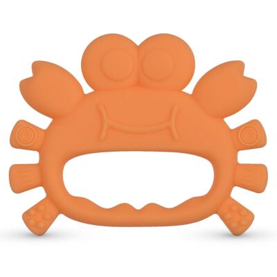 Baboo Anneau de dentition en silicone Crabe, 4 mois et plus