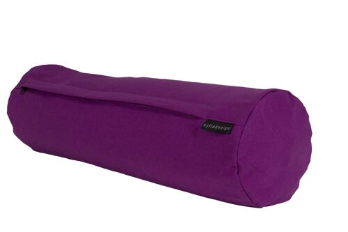 Yoga Bolster Midi with purple cover