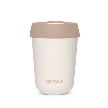 Retulp Travel Cup to Go 250 ml Blanc / Brun Boulangerie 1