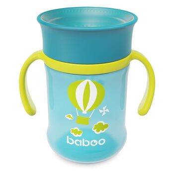 Baboo Cup 360°, 300 ml, Transport, Vert, 6+ Mois 1