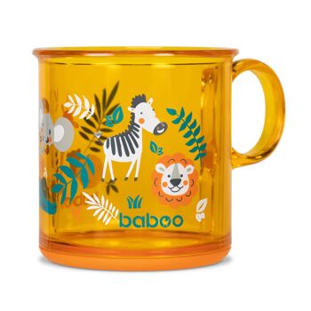 Baboo Gobelet à fond antidérapant, 170 ml, Safari, Jaune, 12 mois et plus 5