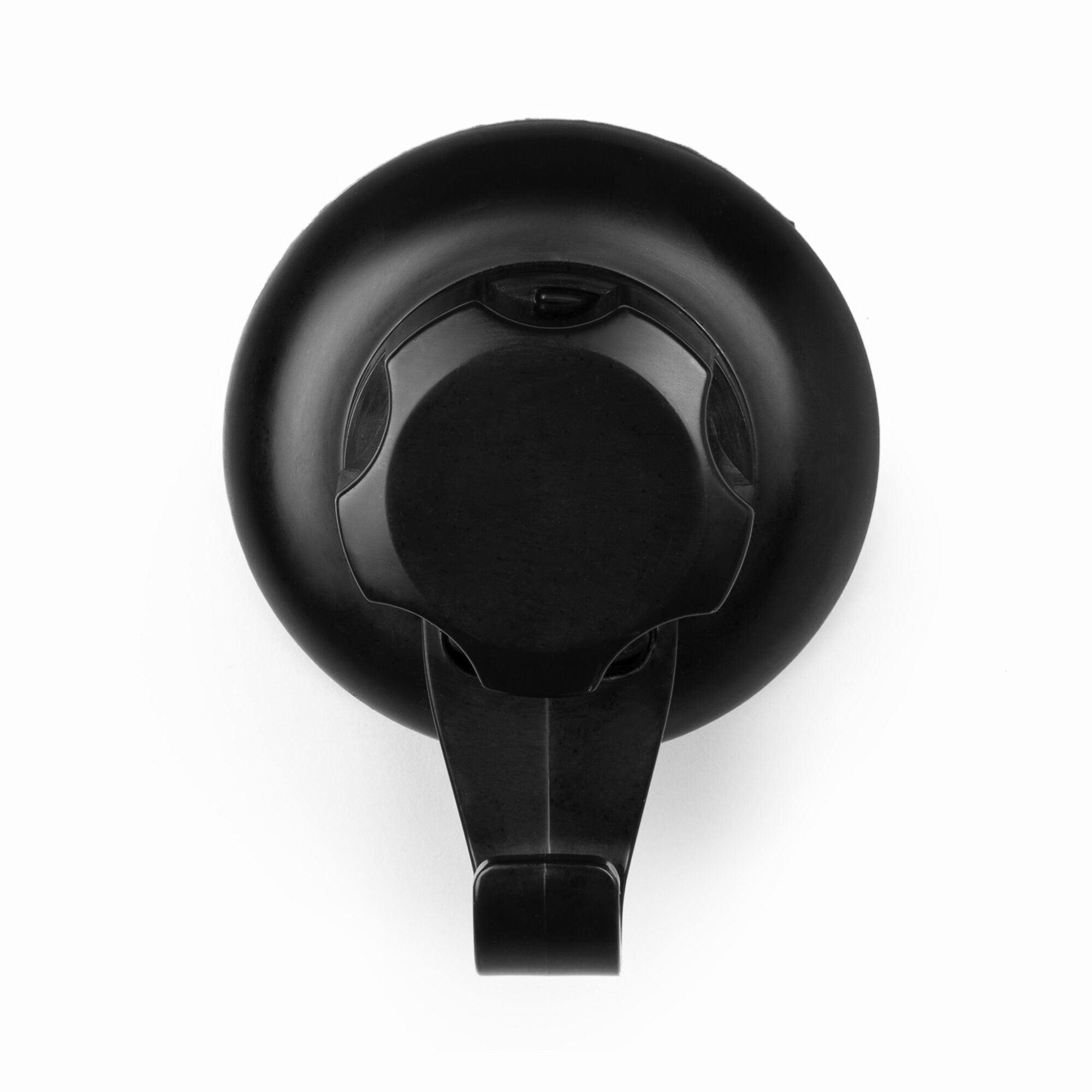 Gancio da parete, Ganci grandi, Realizzato in ferro verniciato a polvere antiruggine, 7,2 x 4 x H.8,7 cm, Nero, RAN9772