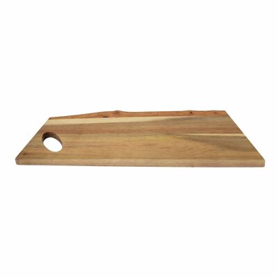 Acacia wood serving board 44x17x1.5cm