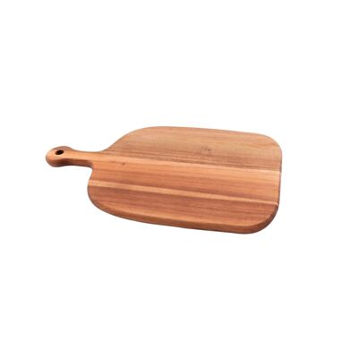 Serving board with handle in FSC® acacia 40x25.4x1.5cm