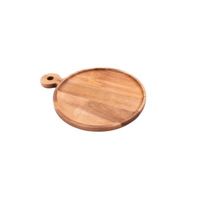 Acacia hamburger board with round handle ø 25cm FSC®