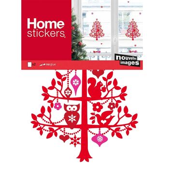 Sticker fenêtre arbre de Noël 2