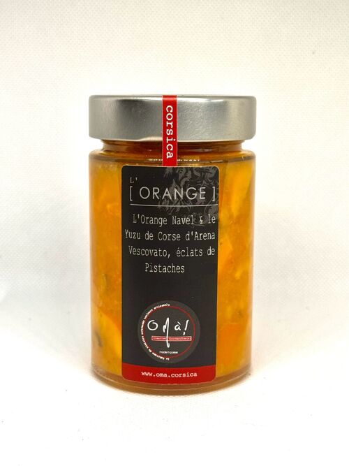 ORANGE & YUZU CORSE & ECLATS DE PISTACHES