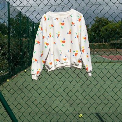 Kinder-Sweatshirt – Tulpe