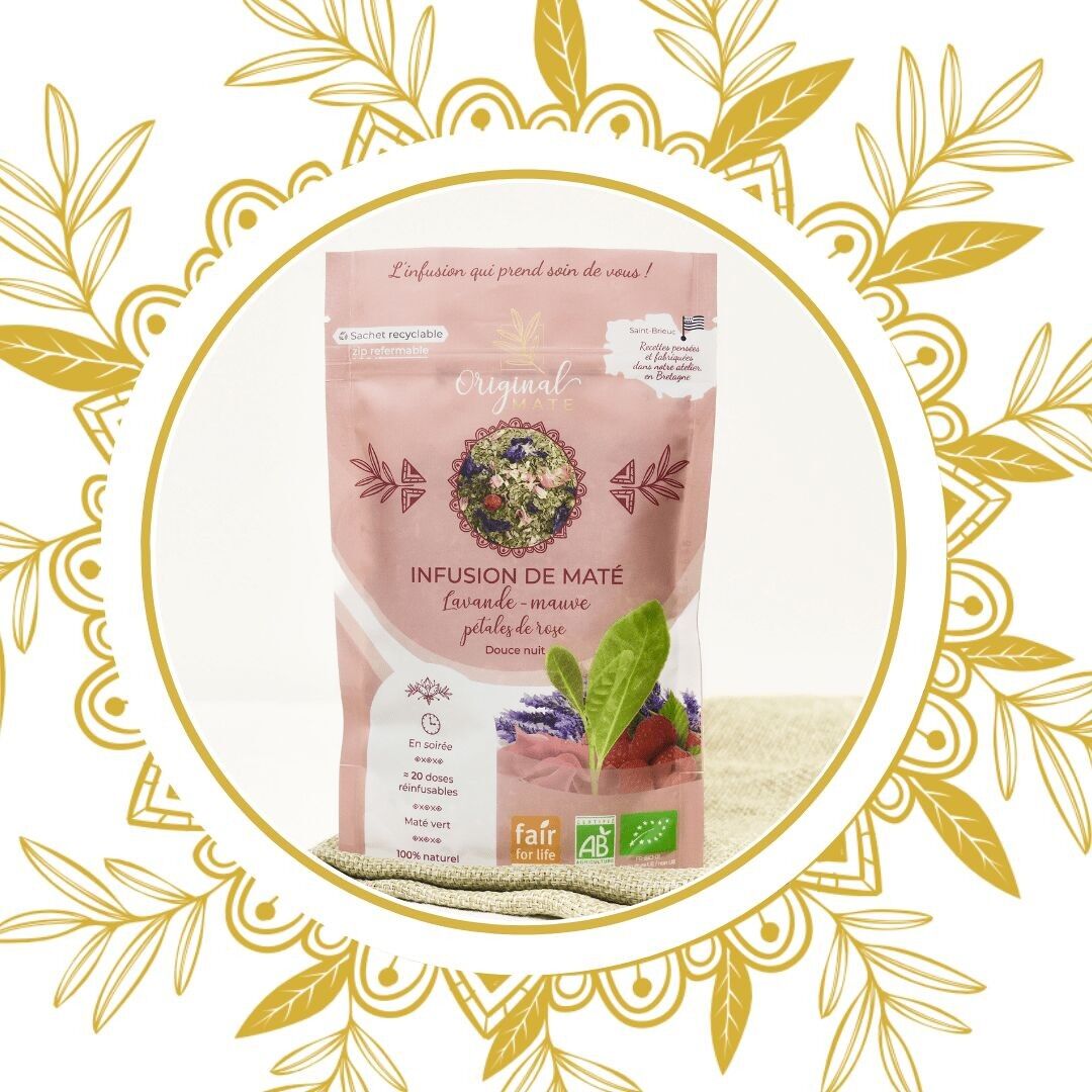 Maté Lavanda, Malva, Petali di Rosa Bio - 70g