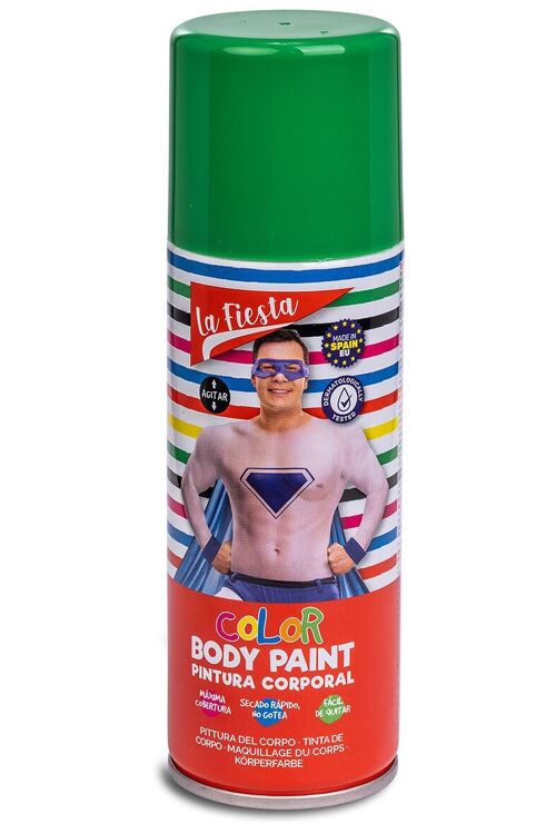 Articoli per feste - Spray per il corpo colore verde