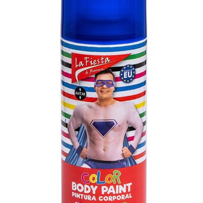 Articoli per feste - Spray per il corpo colore blu