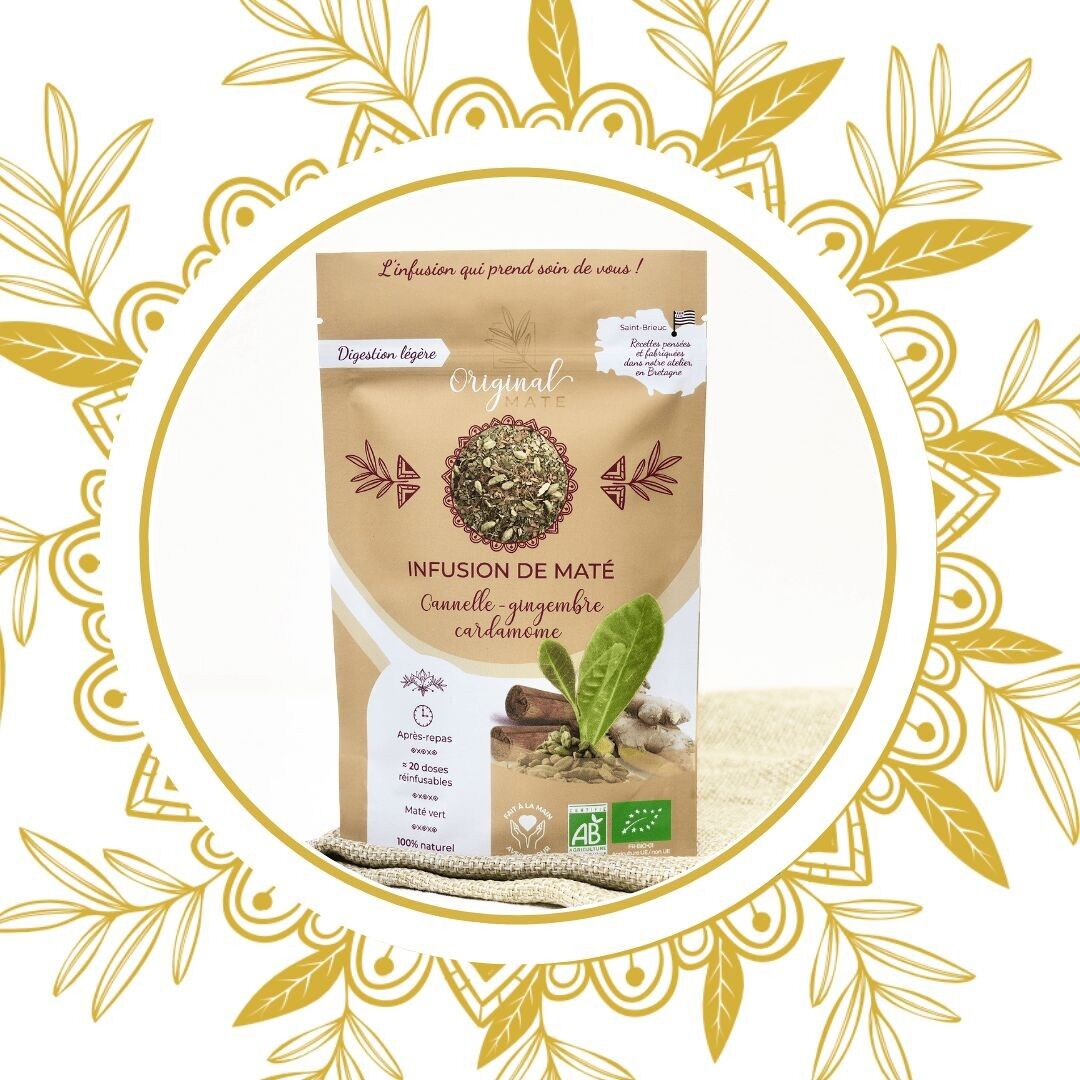 Mate Cannella, Zenzero, Cardamomo Bio - 70g