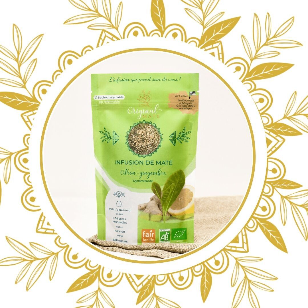 Mate Lemon Ginger Organic - 70g