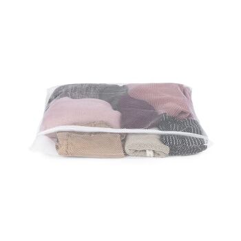 Grands sacs de lessive zippés pour machines à laver, 60 x 60 cm, Blancs, RAN1617 4