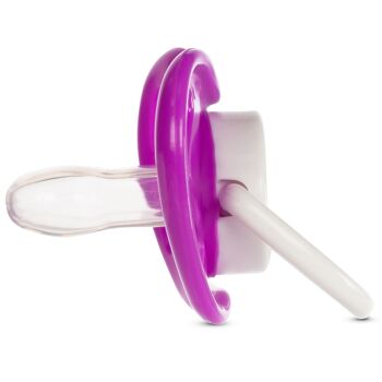 Baboo Sucette symétrique en silicone, violet, vie marine, 0 mois et plus 2