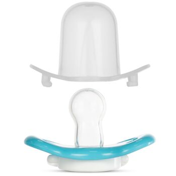 Baboo Sucette ronde en silicone, bleu, marine, 0+ mois 2