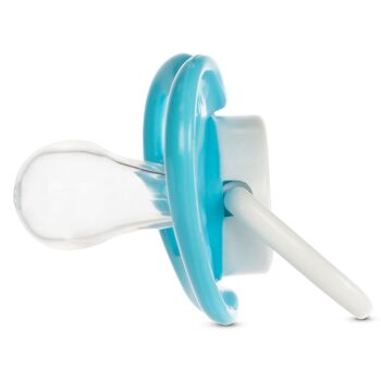 Baboo Sucette ronde en silicone, bleu, marine, 0+ mois 3