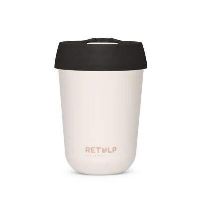 Retulp Travel Cup to Go 250 ml White / Black