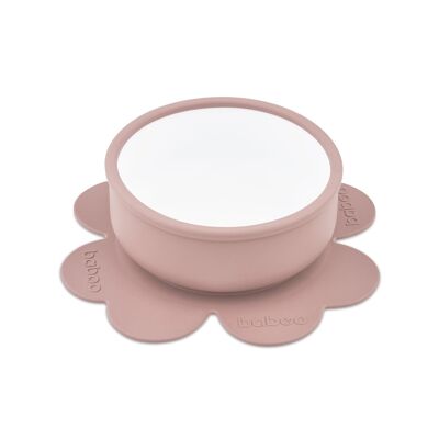 Baboo Silicone Bowl with Suction Base, Cacao, 6+ Months
