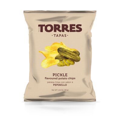 Kartoffelchips mit Tapas-Pickle-Geschmack – 40 g