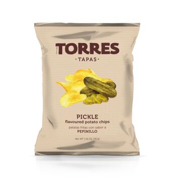 Chips de Pommes de Terre Tapas Saveur Cornichon - 40g 1