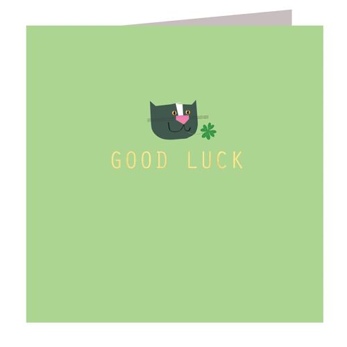 AH05 Gold Foiled Good Luck Card