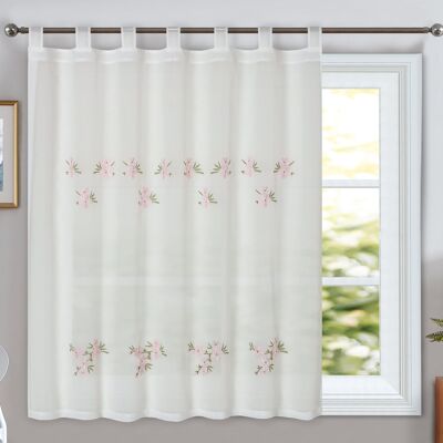 CORTINAS DE COZINHA COM FLORINHA