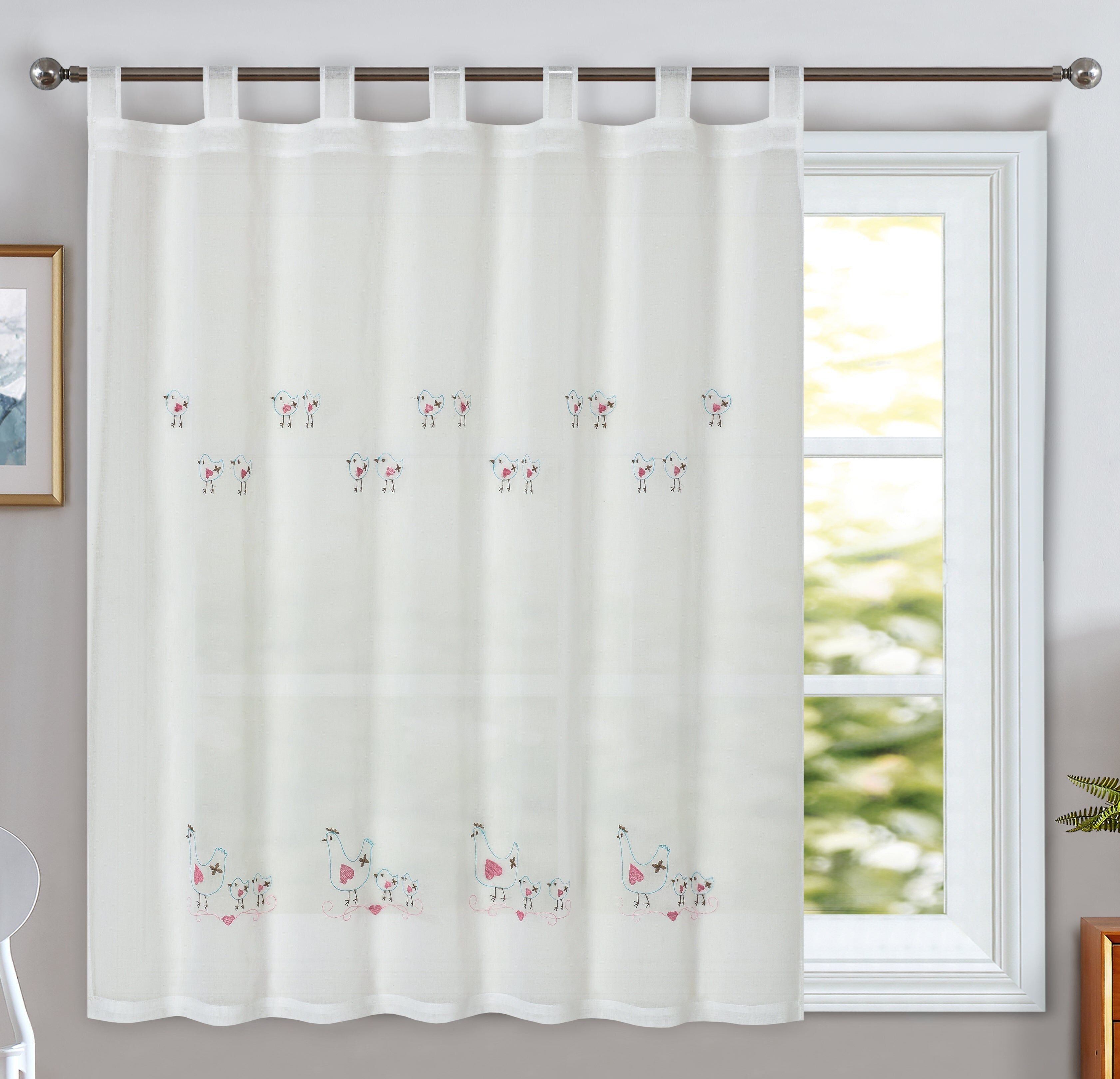 CORTINAS DE COZINHA COM GALINHA