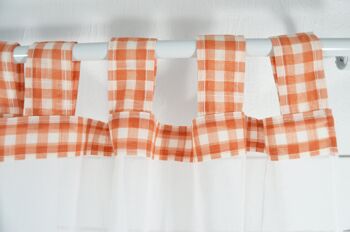 Cortinas de Cozinha avec Estampa Bordada 05 2