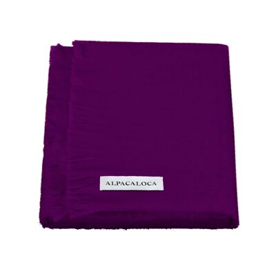 Schal/Schal Violett - Alpakawolle