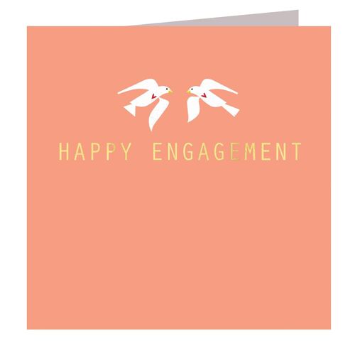 AH14 Gold Foiled Engagement Card