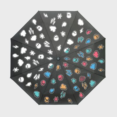 Regenempfindlicher Regenschirm