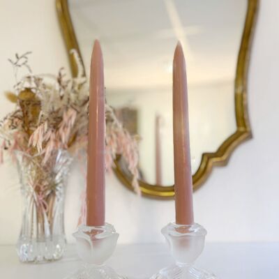 Nude color candles