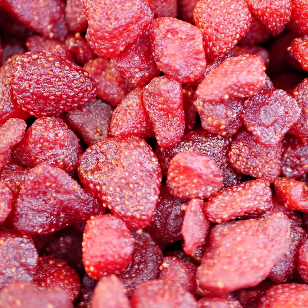 Dehydrierte Erdbeeren