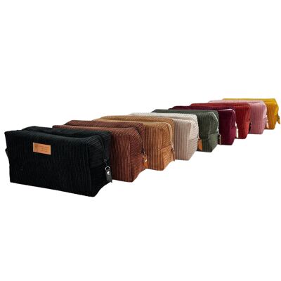 Pack of 9 nomadic pencil cases M, “Velvet”
