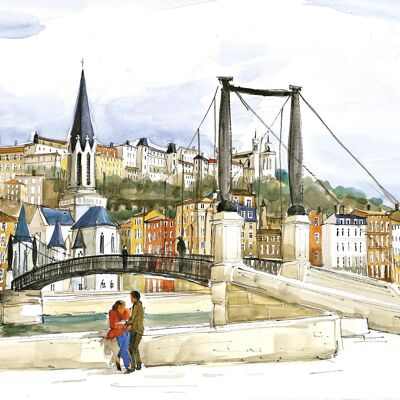 Lione quai de Saône - CC24